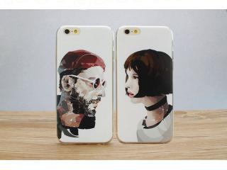 映画の人物「The Professional」 回転ケースiphoneケース  Léonカードケース付き良質牛革iPhone ケース