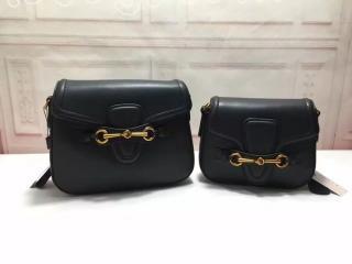 グッチバッグコピー GG383848-2 黒 大 ショルダーバッグ 25x18.5x7cm 2色選択可