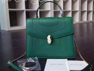 281252 誕生日などのギフトに最適 ブルガリ バッグ クラッチバッグ BVLGARI SERPENTI  CLUTCH BLACK CALF LEATHER