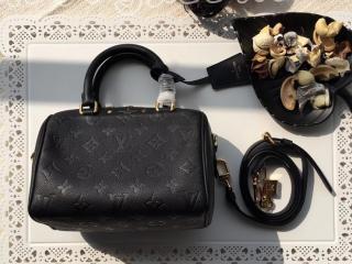 M42397 ルイヴィトン モノグラム・アンプラント バッグ スーパーコピー 「LOUIS VUITTON」 スピーディ・バンドリエール 20 NM ノワール ハンドシ・ョルダーバッグ