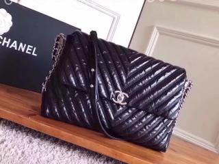 A91978 Y82670 94305 シャネル レディース バッグ コピー CHANEL 17/18秋・冬 ラメ ファブリック ハンドバッグ チェーンショルダーバッグ 2色可選択 ブラック