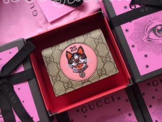 506277 9F27G 9752 グッチ GGスプリーム 財布 コピー GUCCI GG Supreme Boscoアップリケ カードケース レディース 二つ折り財布