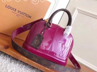 M54785 ルイヴィトン パテント バッグ スーパーコピー 「LOUIS VUITTON」 アルマ BB ハンドバッグ ヴィトン レディース ショルダーバッグ 3色可選択 マゼンタ