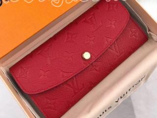 M62478 ルイヴィトン モノグラム・アンプラント 財布 スーパーコピー 「LOUIS VUITTON」 ポルトフォイユ・エミリー ヴィトン レディース 人気 二つ折り長財布 5色選 スリーズ