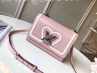 M53126 ルイヴィトン エピ バッグ スーパーコピー 「LOUIS VUITTON」ツイスト MM ヴィトン レディース ショルダーバッグ 2色選択可 ピンク