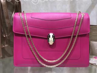 282251 ブルガリ バッグ コピー BVLGARI Serpenti Forever フラップカバー レディース ショルダーバッグ 6色可選択 ピンクスピネル