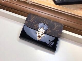 M61912 ルイヴィトン モノグラム 財布 コピー 「LOUIS VUITTON」 ポルトフォイユ・チェリーウッド コンパクト レディース 二つ折り財布 2色選択可 ノワール