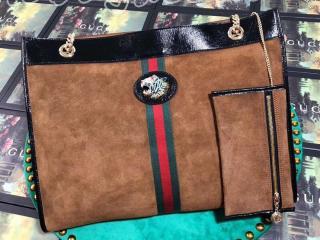 537219 0X7BX 2876 グッチ バッグ コピー GUCCI タイガーヘッド レディース ラージトートバッグ 2色選択可 ブラウン