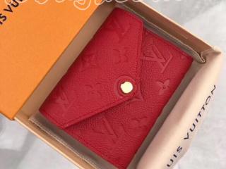 M64061 ルイヴィトン モノグラム・アンプラント 財布 コピー 「LOUIS VUITTON」 ポルトフォイユ・ヴィクトリーヌ レディース 三つ折り財布 3色可選択 スリーズ