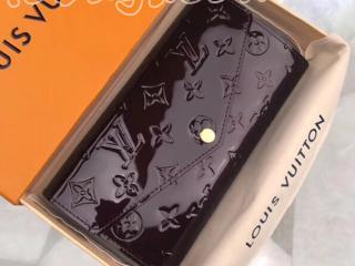 M90152 ルイヴィトン モノグラム・ヴェルニ 長財布 スーパーコピー 「LOUIS VUITTON」 ポルトフォイユ・サラ ヴィトン レディース 二つ折り財布 4色可選択 アマラント