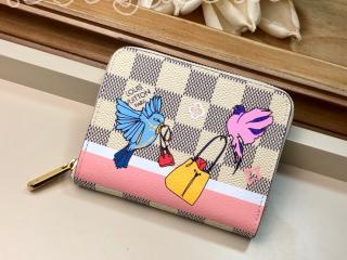 N60138 ルイヴィトン ダミエ・アズール 財布 コピー 「LOUIS VUITTON」 ジッピー･コインパース レディース ラウンドファスナー財布