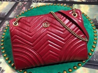 524592 00LBT 6438 グッチ バッグ コピー GUCCI マーモント レディース チェーンショルダーバッグ 2色可選択 レッド
