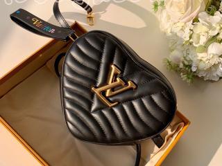 M52796 ルイヴィトン スムースカーフ バッグ スーパーコピー 「LOUIS VUITTON」 ルイ・ヴィトン ニューウェーブ ハート・バッグ レディース ハンドバッグ 2色可選択 ノワール