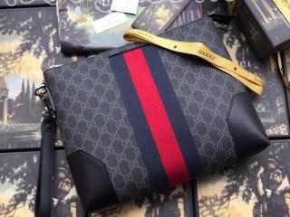 523603 9F2YN 1095 グッチ バッグ スーパーコピー GUCCI 19ss グッチ GGスプリーム メンズ クラッチバッグ