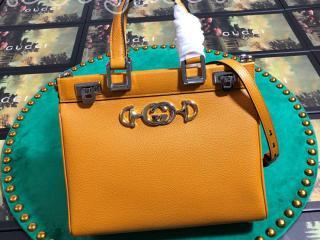 569712 1B90X グッチ バッグ スーパーコピー GUCCI 〔グッチ ズゥミ〕スモール トップハンドルバッグ レディース ショルダーバッグ 6色可選択 オレンジ