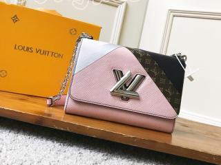 M53800 ルイヴィトン エピ バッグ スーパーコピー 「LOUIS VUITTON」 ツイスト MM レディース ショルダーバッグ 2色可選択 ブロン ローズ