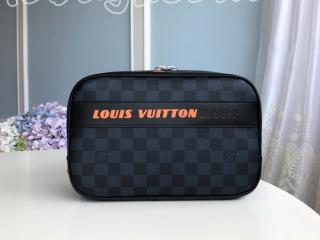 N60245 ルイヴィトン ダミエ・コバルト バッグ コピー 「LOUIS VUITTON」 トゥルース・トワレ GM メンズ クラッチバッグ