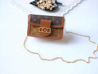 M68746 ルイヴィトン モノグラム・リバース 財布 スーパーコピー 「LOUIS VUITTON」 ポルトフォイユ・ドーフィーヌ レディース 財布
