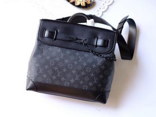 M44731 ルイヴィトン モノグラム・エクリプス バッグ スーパーコピー 「LOUIS VUITTON」  スティーマー PM メンズ ショルダーバッグ
