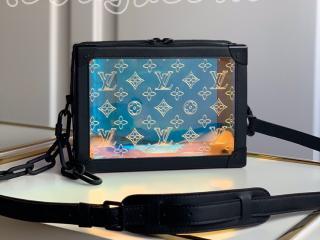 M55932 ルイヴィトン プラスチック バッグ スーパーコピー 「LOUIS VUITTON」20SS  ソフトトランク メンズ メッセンジャーバッグ