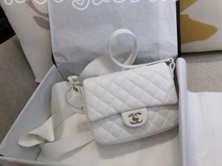 AS1737 B03118 シャネル バッグ スーパーコピー CHANEL フラップ バッグ レディース ショルダーバッグ 3色可選択 ホワイト