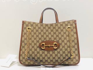 621144 GY5OG 8563 グッチ バッグ コピー GUCCI 1995 ホースビット ミディアム レディース トートバッグ 2色可選択
