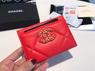 AP1167-7 シャネル 財布 コピー CHANEL 19 card holder カードケース ラムスキン レディース財布 7色可選択