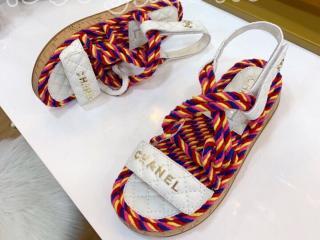 新作☆ CHANEL サンダル フットベッド サンダル シャネルサンダル