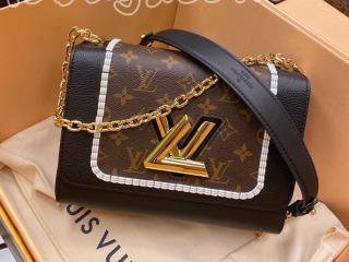 M44837 ルイヴィトン モノグラム バッグ コピー 「LOUIS VUITTON」 21新作 ツイスト MM レディース ショルダーバッグ