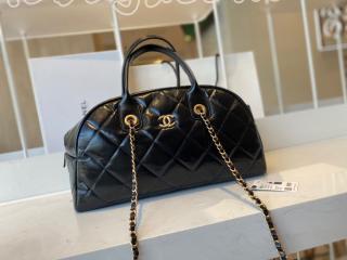 AS2223-1 シャネル バッグ スーパーコピー CHANEL 21新作 カーフスキン ボーリング バッグ ハンドバッグ ショルダーバッグ 3色可選択