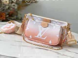M57634 ルイヴィトン モノグラム バッグ コピー 「LOUIS VUITTON」 21新作 ミュルティ・ポシェット・アクセソワール レディース ショルダーバッグ 2色可選択 ブリューム