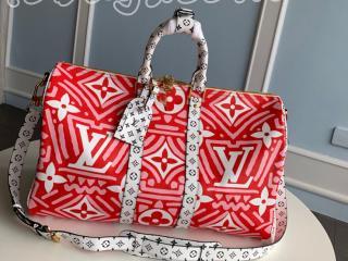 M45472 ルイヴィトン モノグラム バッグ コピー 「LOUIS VUITTON」 21新作 LV CRAFTY KEEP ALL 45 トラベルバッグ ボストンバッグ