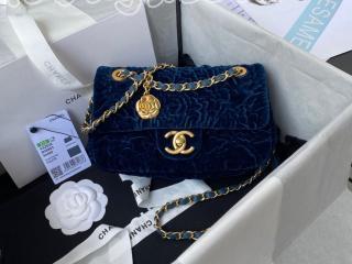 AS2620-1 シャネル バッグ コピー CHANEL 21新作 ベルベット スモール フラップ バッグ ショルダーバッグ 3色可選択