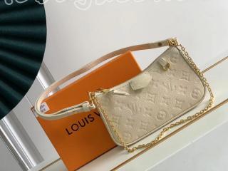 M81066 ルイヴィトン モノグラム・アンプラント バッグ スーパーコピー 「LOUIS VUITTON」 22新作 イージー・ポーチ レディース ショルダーバッグ クレーム