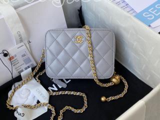 AS2463-1 シャネル バッグ コピー CHANEL 22早春新作 ラムスキン ミニ カメラ ケース レディース ショルダーバッグ 6色可選択