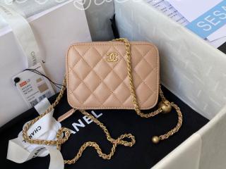 AS2463-2 シャネル バッグ スーパーコピー CHANEL 22早春新作 ラムスキン ミニ カメラ ケース レディース ショルダーバッグ 6色可選択