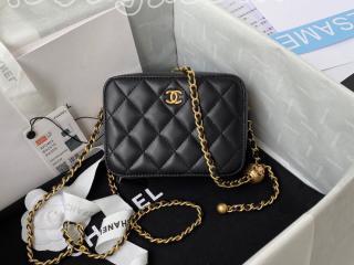 AS2463-4 シャネル バッグ スーパーコピー CHANEL 22早春新作 ラムスキン ミニ カメラ ケース レディース ショルダーバッグ 6色可選択