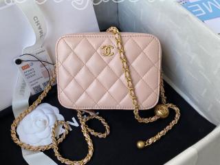 AS2463-6 シャネル バッグ スーパーコピー CHANEL 22早春新作 ラムスキン ミニ カメラ ケース レディース ショルダーバッグ 6色可選択