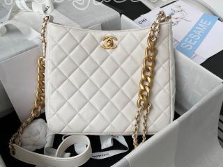 AS3112-3 シャネル バッグ スーパーコピー CHANEL 22早春新作 フラップ バッグ カーフスキン ショルダーバッグ 3色可選択