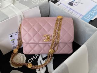 AS3378-5 シャネル バッグ コピー CHANEL 22年新作 ミニ フラップ バッグ ラムスキン レディース ショルダーバッグ 5色可選択