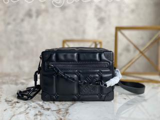 M81611 ルイヴィトン パフィ・ダミエ バッグ コピー 「LOUIS VUITTON」 22新款 ミニ・ソフトトランク メンズ ショルダーバッグ