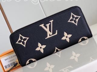 M82338 ルイヴィトン モノグラム・アンプラント 長財布 スーパーコピー 「LOUIS VUITTON」 23新作 ポルトフォイユ・クレマンス ラウンドファスナー財布