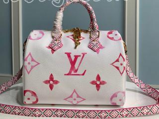 M23073 ルイヴィトン モノグラム・アンプラント バッグ スーパーコピー 「LOUIS VUITTON」 23新作 スピーディ・バンドリエール 25 レディース ショルダーバッグ