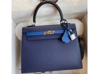 エルメス バッグ スーパーコピー HERMES Kelly ケリー25 ハンドバッグ エプソン ゴールド/シルバー金具選択可