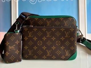 M12766 ルイヴィトン モノグラム バッグ コピー 「LOUIS VUITTON」 24新作 トリオ･メッセンジャー メンズ ショルダーバッグ