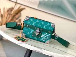 M12686 ルイヴィトン モノグラム･ヘリテージ バッグ スーパーコピー 「LOUIS VUITTON」 24新作 ソウル･トランク メンズ ショルダーバッグ