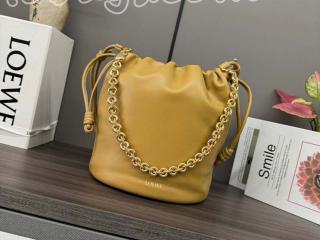 BucketA411-6 ロエベ バッグ スーパーコピー LOEWE 新作 フラメンコパース バケットバッグ（メローナパラム） レディース ショルダーバッグ ゴールド金具