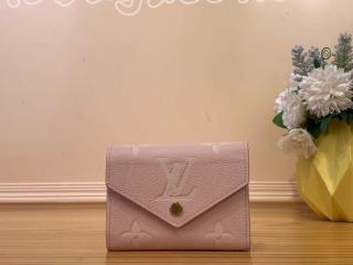 M14229 ルイヴィトン モノグラム・アンプラント 財布 スーパーコピー 「LOUIS VUITTON」 25新作 ポルトフォイユ･ヴィクトリーヌ レディース 三つ折り財布