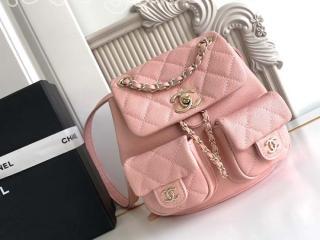 AS3787-1 シャネル バッグ スーパーコピー CHANEL 25新作 スモール バックパック グレインド カーフスキン レディースバッグ 7色可選択 AS3860