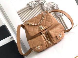 AS3787-7 シャネル バッグ スーパーコピー CHANEL 25新作 スモール バックパック グレインド カーフスキン レディースバッグ 7色可選択 AS3860